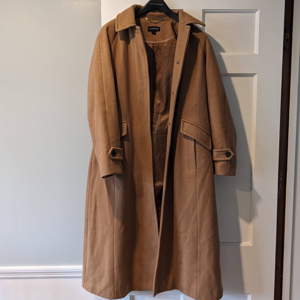 Land's End Carmel Long Pea Coat - Classic Elegance for Every Season